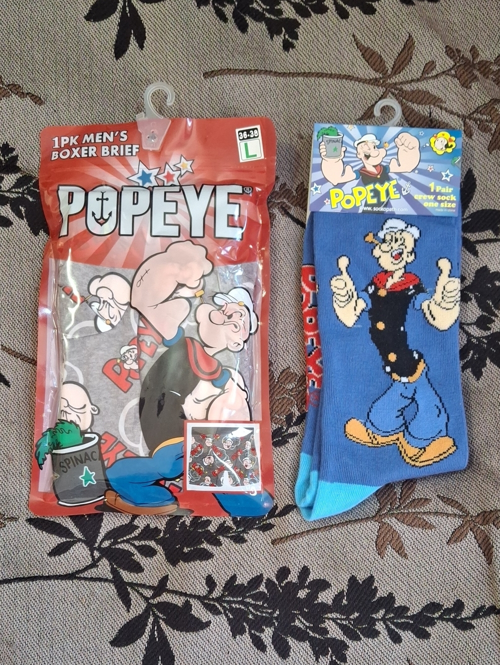 Popeye Socks/Boxer Brief Set